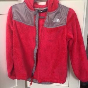 The North Face girls Oso fleece jacket sz 5 pink